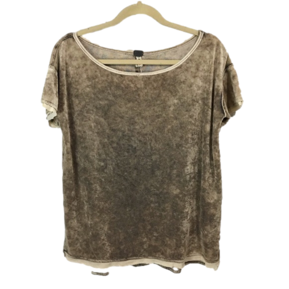 we the free doran velvet short sleeve tee size XS